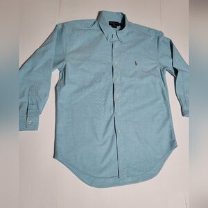 (#15) Ralph Lauren Light Blue Yarmount Button-Down Shirt - Men